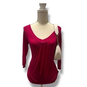 Elegant Red Women's Top